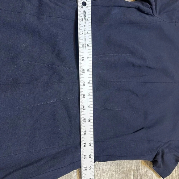 Diane Von Furstenberg DVF Navy Blue Agatha Knit Suiting Dress Size 4 - Picture 3 of 7